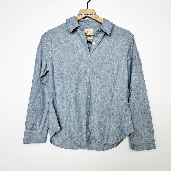 Chaser NWT Button Down Pocket Collared Long Sleeve Classic Shirt Sz Small - Picture 1 of 6
